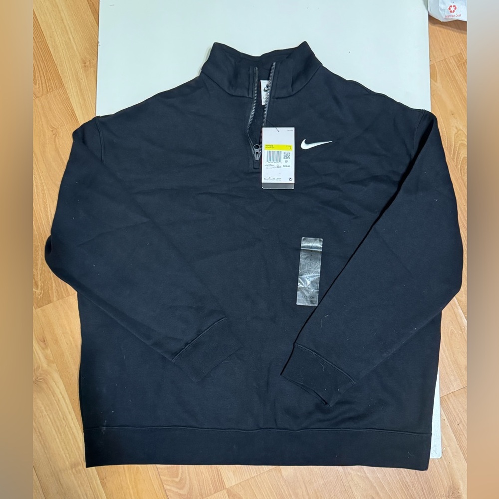Nike Women's Black Half-Zip Top